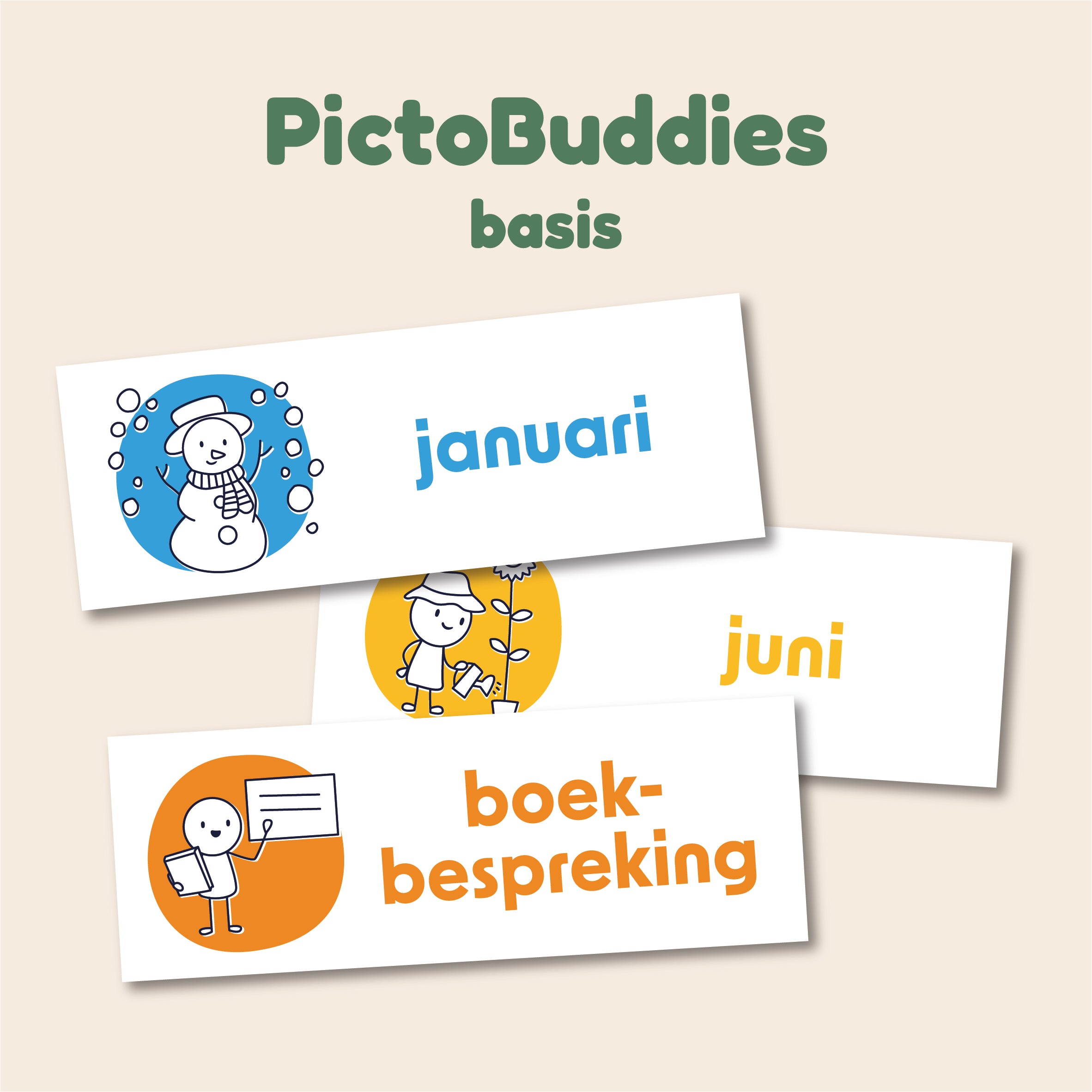 Dagritme – PictoBuddies Basis | 55 kaarten