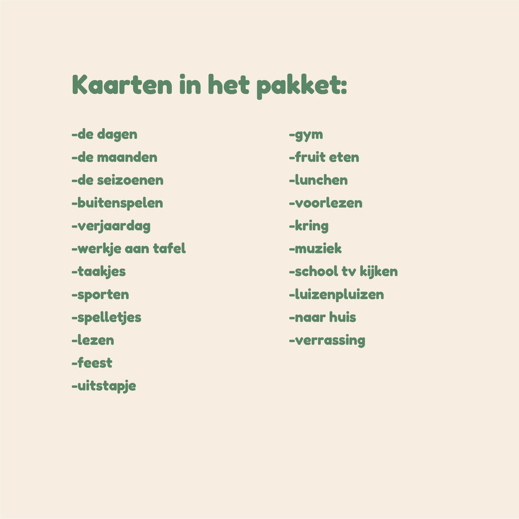Dagritme – PictoBuddies Kleuterklas Basis | 42 kaarten
