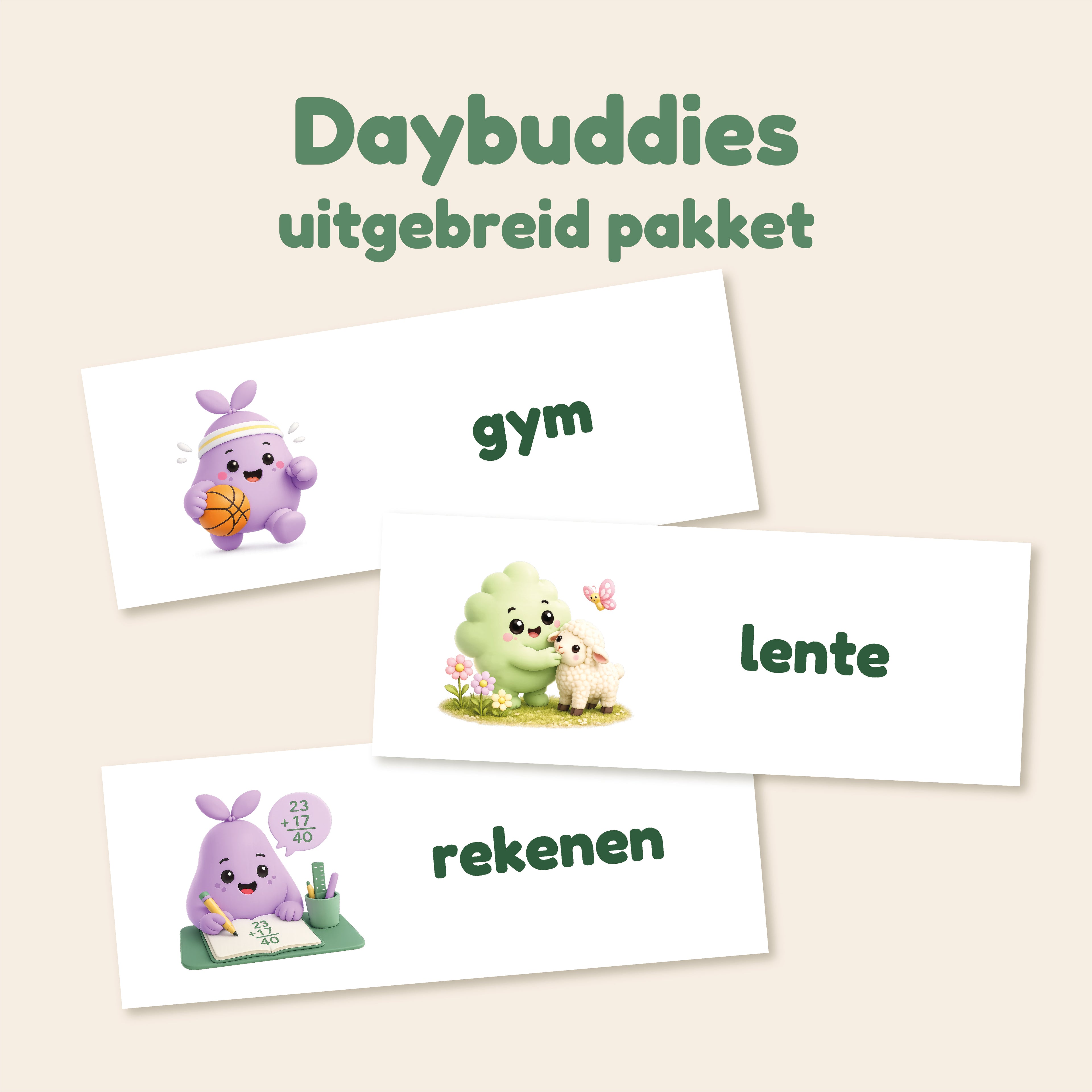 Dagritmekaarten DayBuddies Uitgebreid | 90 kaarten