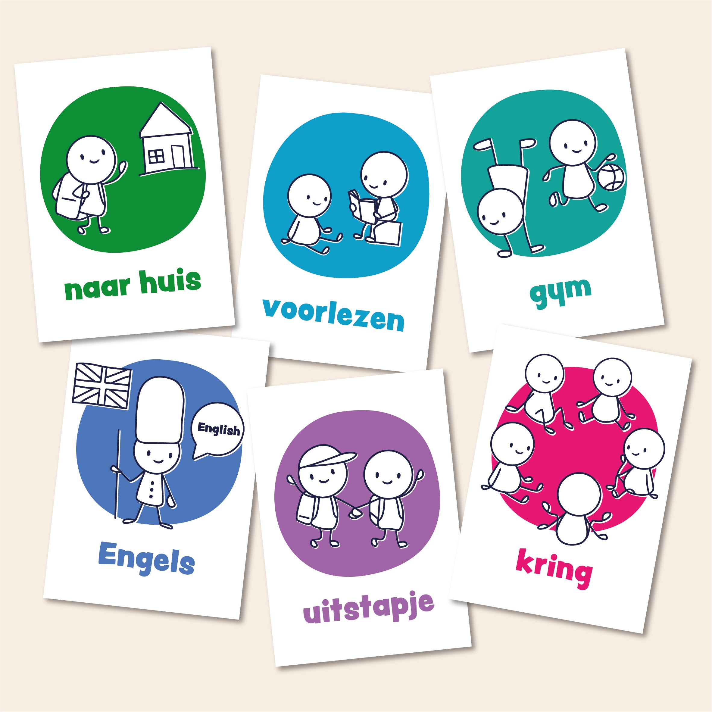 Dagritme PictoBuddies Uitgebreid | 74 kaarten